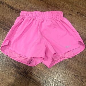 Nike Women's Vibrant Pink Athletic Shorts